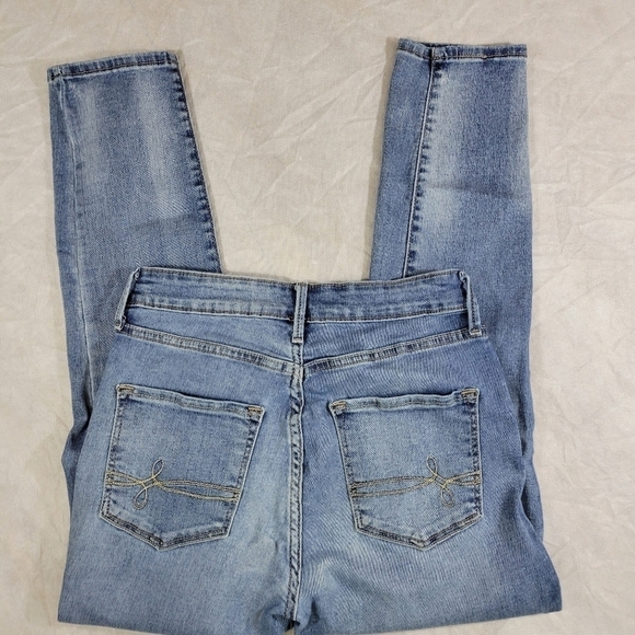 Denizen Levi's  Womens Ankle Skinny High Rise Med Wash Blue Jeans Size 2 - Picture 5 of 12